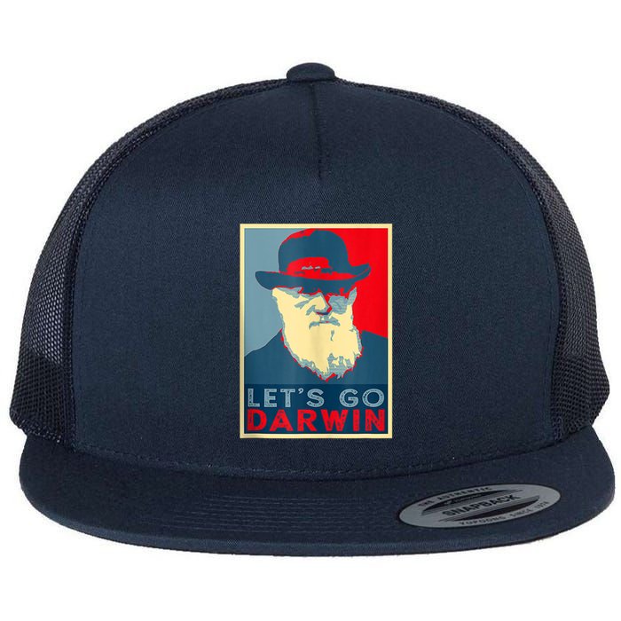 Lets Go Darwin Funny Sarcastic Hope Style Flatbill Hat