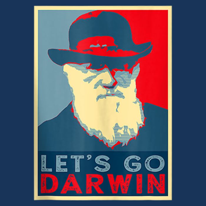Lets Go Darwin Funny Sarcastic Hope Style Flatbill Hat