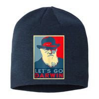 Lets Go Darwin Funny Sarcastic Hope Style Sustainable Beanie