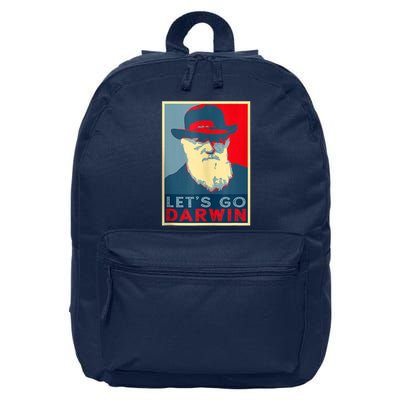 Lets Go Darwin Funny Sarcastic Hope Style 16 in Basic Backpack
