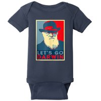 Lets Go Darwin Funny Sarcastic Hope Style Baby Bodysuit