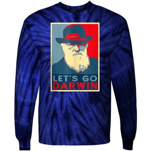 Lets Go Darwin Funny Sarcastic Hope Style Tie-Dye Long Sleeve Shirt