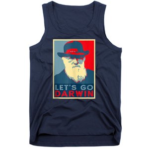 Lets Go Darwin Funny Sarcastic Hope Style Tank Top