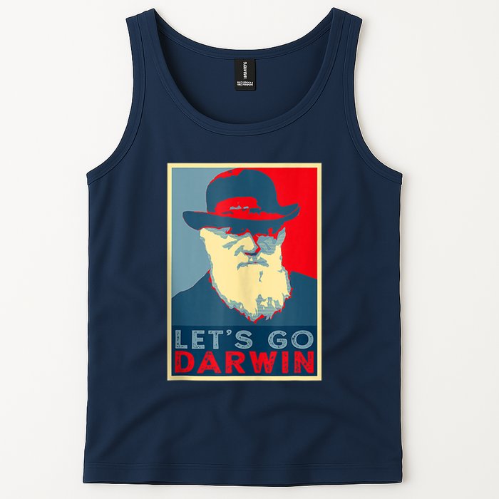 Lets Go Darwin Funny Sarcastic Hope Style Tank Top