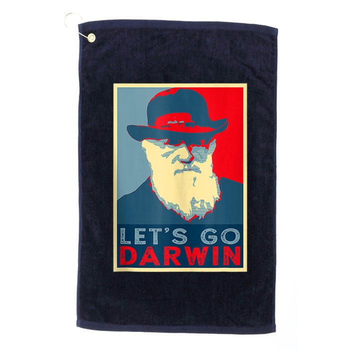 Lets Go Darwin Funny Sarcastic Hope Style Golf Towel