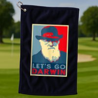 Lets Go Darwin Funny Sarcastic Hope Style Golf Towel