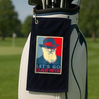 Lets Go Darwin Funny Sarcastic Hope Style Golf Towel