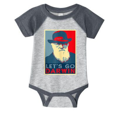 Lets Go Darwin Funny Sarcastic Hope Style Infant Baby Jersey Bodysuit
