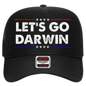 LetS Go Darwin High Crown Mesh Back Trucker Hat