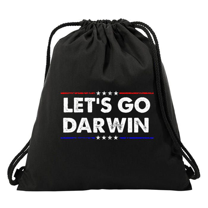 LetS Go Darwin Drawstring Bag