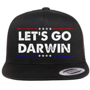 LetS Go Darwin Flat Bill Trucker Hat