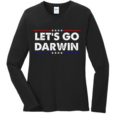 LetS Go Darwin Ladies Long Sleeve Shirt