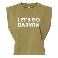 LetS Go Darwin Garment-Dyed Women's Muscle Tee