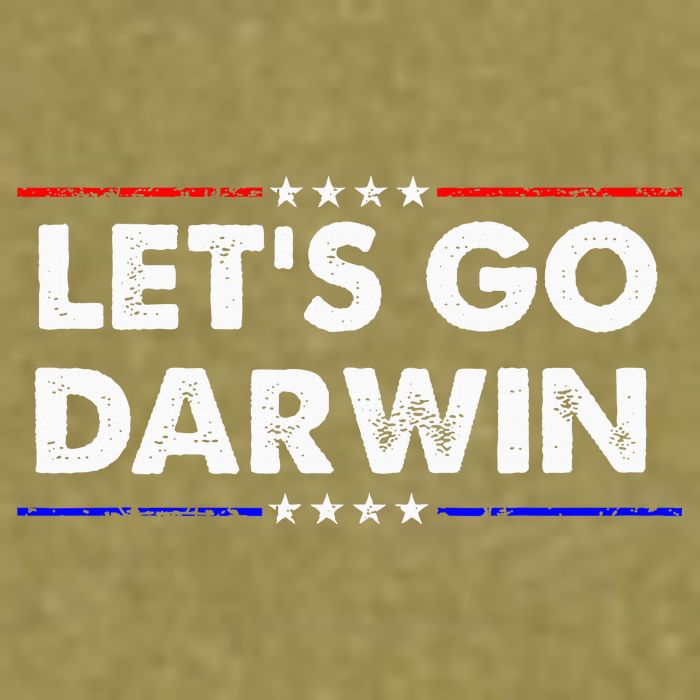 LetS Go Darwin Garment-Dyed Women's Muscle Tee