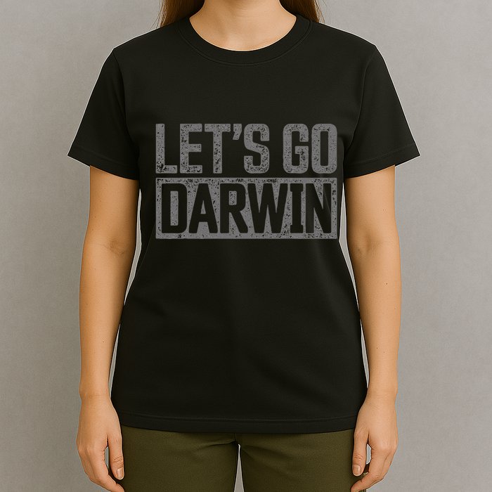 lets go darwin   grey distressed lets go darwin T-Shirt