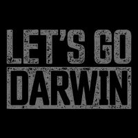 lets go darwin   grey distressed lets go darwin Bucket Hat