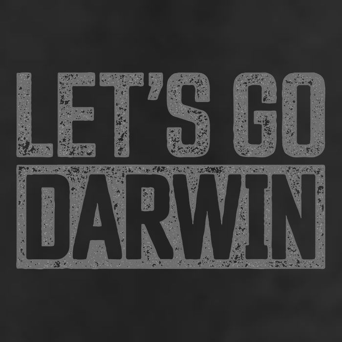 lets go darwin   grey distressed lets go darwin Beanie