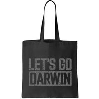 lets go darwin   grey distressed lets go darwin Bag