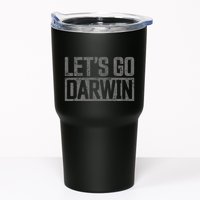 lets go darwin   grey distressed lets go darwin Tumbler