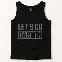lets go darwin   grey distressed lets go darwin Tank Top