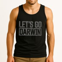 lets go darwin   grey distressed lets go darwin Tank Top