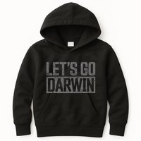 lets go darwin   grey distressed lets go darwin Kids Hoodie