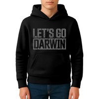 lets go darwin   grey distressed lets go darwin Kids Hoodie