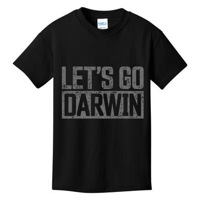 lets go darwin   grey distressed lets go darwin Kids T-Shirt
