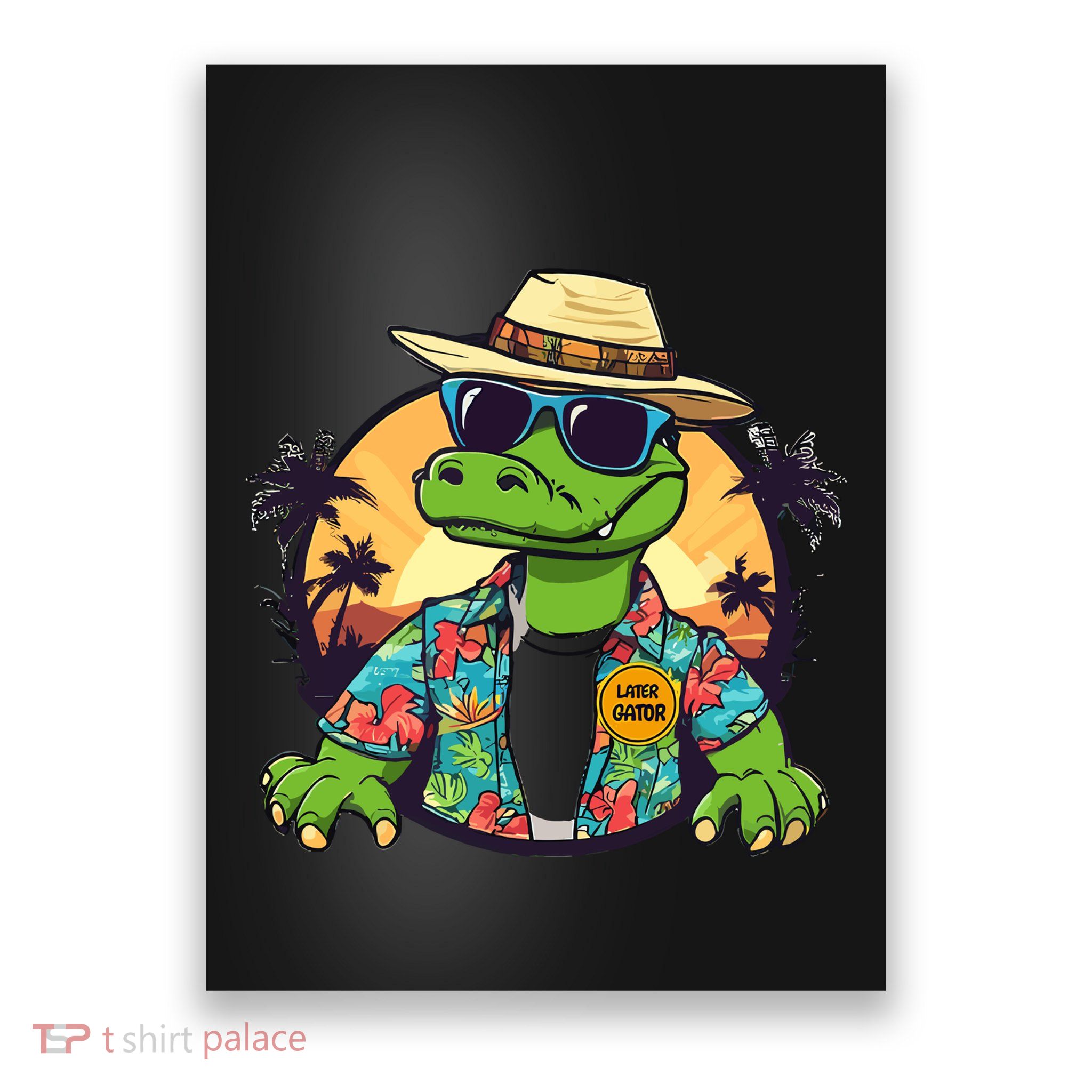 Later Gator Design Florida Merch Chomp Funny Gifts Poster