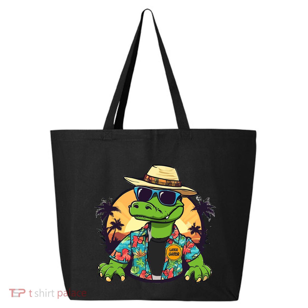 Later Gator Design Florida Merch Chomp Funny Gifts 25L Jumbo Tote