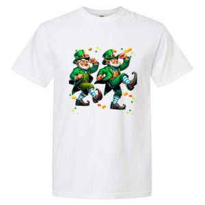 Leprechaun Gridd Dance St Patricks Day Garment-Dyed Heavyweight T-Shirt