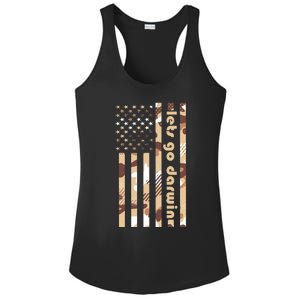 Lets Go Darwin LetS Go Darwin American Flag Ladies PosiCharge Competitor Racerback Tank