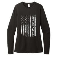 Lets Go Darwin Us Flag Vintage Womens CVC Long Sleeve Shirt