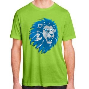 Lets Go Detroit Football Sports Fan Adult ChromaSoft Performance T-Shirt