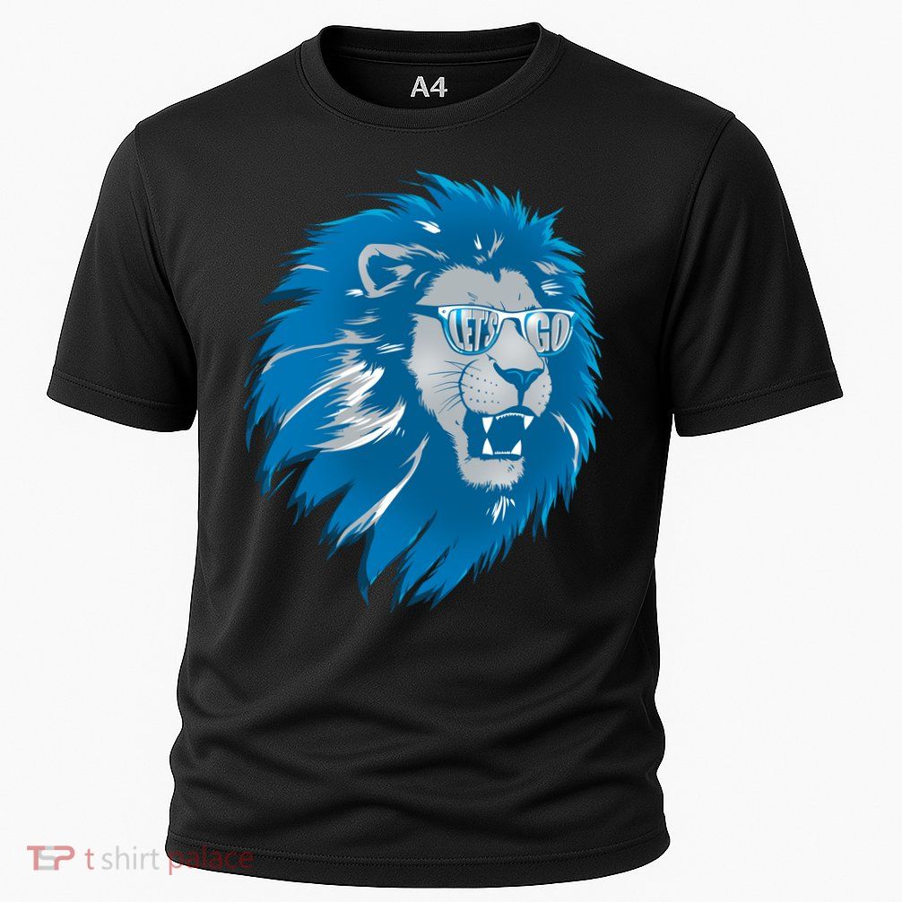 Lets Go Detroit Football Sports Fan Performance Shirt