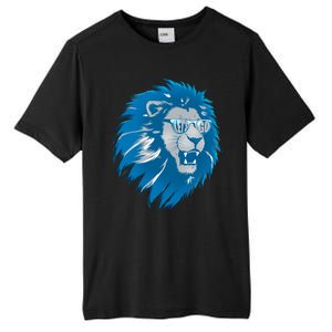 Lets Go Detroit Football Sports Fan Tall Fusion ChromaSoft Performance T-Shirt