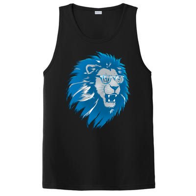 Lets Go Detroit Football Sports Fan PosiCharge Competitor Tank