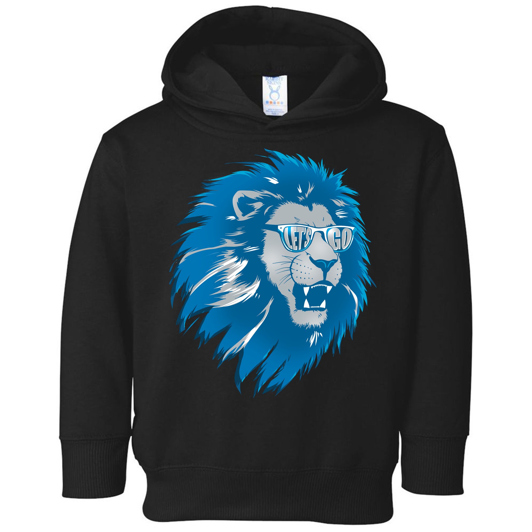 Lets Go Detroit Football Sports Fan Toddler Hoodie