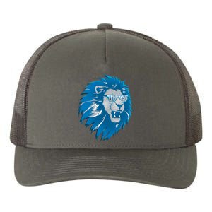 Lets Go Detroit Football Sports Fan Yupoong Adult 5-Panel Trucker Hat