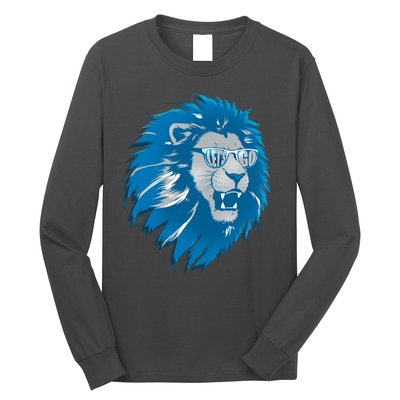 Lets Go Detroit Football Sports Fan Long Sleeve Shirt