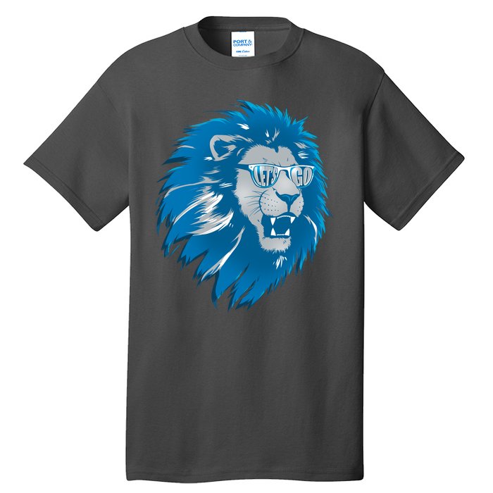 Lets Go Detroit Football Sports Fan Tall T-Shirt