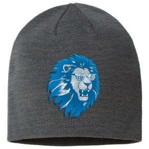 Lets Go Detroit Football Sports Fan Sustainable Beanie