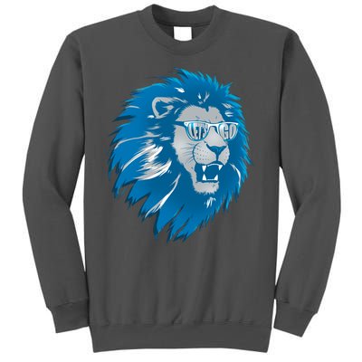 Lets Go Detroit Football Sports Fan Tall Sweatshirt