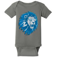 Lets Go Detroit Football Sports Fan Baby Bodysuit