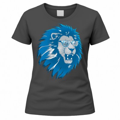 Lets Go Detroit Football Sports Fan Women's T-Shirt