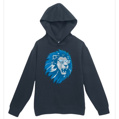 Lets Go Detroit Football Sports Fan Urban Pullover Hoodie