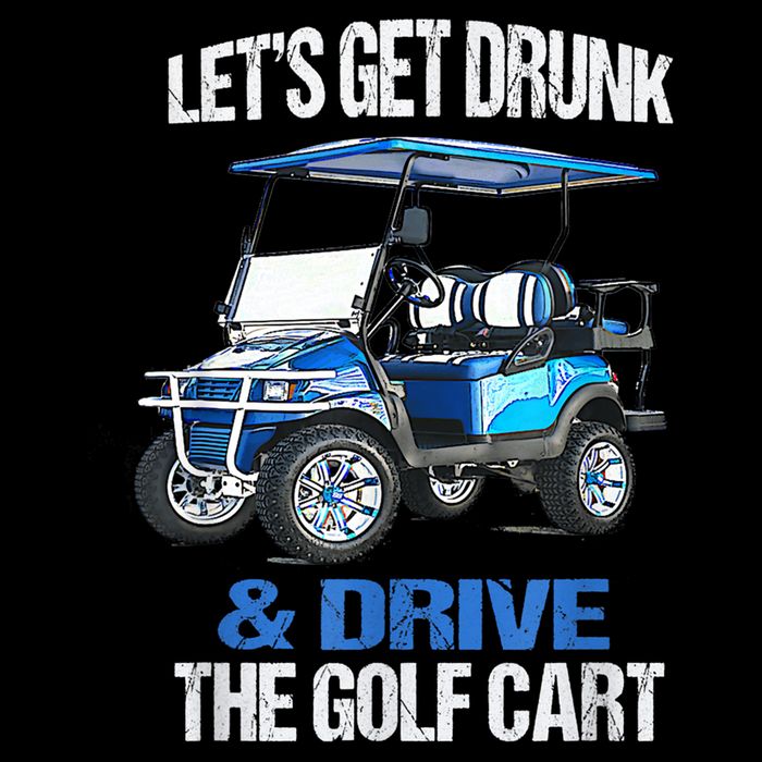 Lets Get Drunk And Drive The Golf Cart Apparel Funny Gift 16 in Basic Backpack