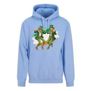 Leprechauns Gridd Dance St Patricks Day Irish Flag Unisex Surf Hoodie