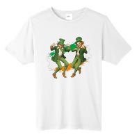 Leprechauns Gridd Dance St Patricks Day Irish Flag Tall Fusion ChromaSoft Performance T-Shirt