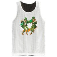 Leprechauns Gridd Dance St Patricks Day Irish Flag Mesh Reversible Basketball Jersey Tank